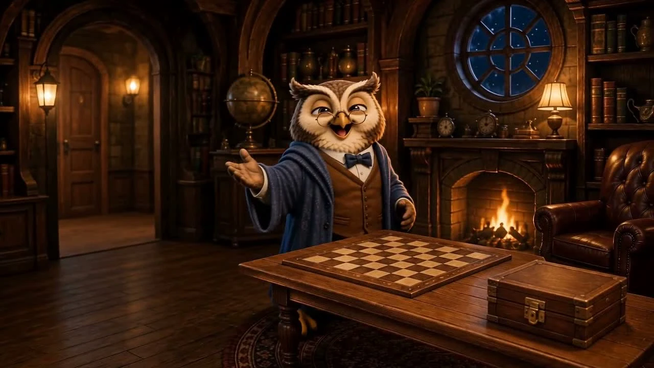 Professor Hootington's Academy opening video.